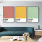 TITINGLUCK Oeuvre pour Murs Pantone Couleur Affiche Minimaliste Art Print Rose Jaune Vert Bleu Mur Photo pour Salon Home Decor 30x42cm(12x17in) x3 Sans Cadre