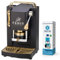 emozioni quotidiane Macchina Caffe FABER MINI DELUXE rifiniture in ottone a Cialde in Carta Ese 44mm OMAGGIO 20 CIALDE (MINI NERA)
