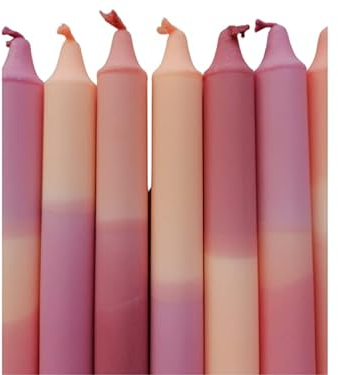 Lichtblick Kerzenmanufaktur/Dip Dye Kerzen/HJÄRTA / 4er Set