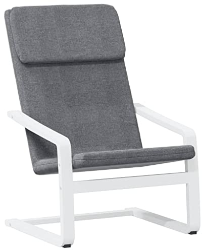 vidaXL Relaxsessel Polstersessel Polsterstuhl Relaxstuhl Sessel Stuhl Loungesessel Wohnzimmersessel Ruhesessel Fernsehsessel Dunkelgrau Stoff