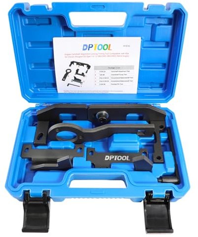DPTOOL Outil de Calage Kit Outils Calage Moteur Verrouillage pour PSA Citroen Peugeot Opel pour Toyota 1.0 1.2 EB0(ZMZ) EB2(HMZ) Moteur à Essence 0109-2A 0109-2B