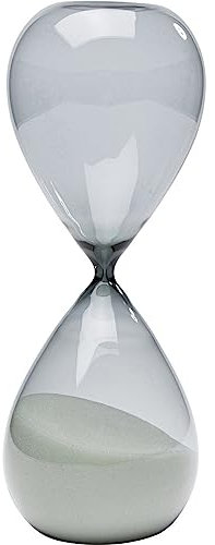 Kare Design Sablier Timer 25cm Noir et Blanc