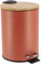 Tendance - Poubelle metal frein de chute 2,5l - terracotta bambou