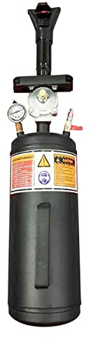 Profi Reifenfüller mit Luftdruckprüfer 3 Gallon Reifenbefüller Reifen Booster Schockfüller Luftkanone Befüllhilfe Großes Manometer