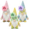 Gehydy Deko Frühling Wichtel Figuren 3er Set Blumen Frühlingsdeko Osterwichtel Deko Ostern Zubehör für Home Küche - Grün