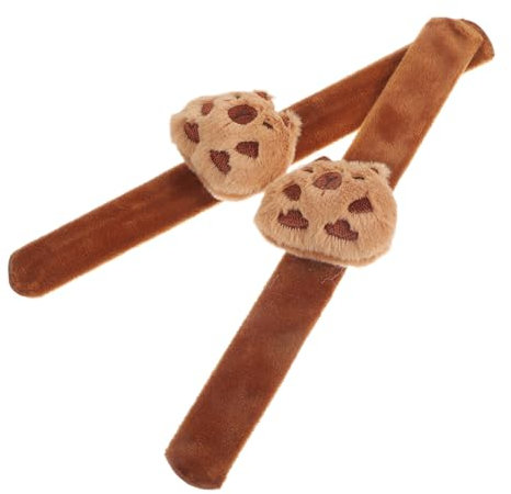HOOTNEE 2stücke Kapibara Plüsch Slap Armbänder Für Junge Mädchen Niedliche Tier-handgelenkspielzeuge Mitgebsel Für Partys Und Geburtstagsfeiern Geeignet Für Altersgruppen