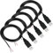 RUNCCI-YUN 5Pcs Connettore maschio USB 2.0,connettore usb a saldare,Spina USB Cavo nudo a 2 pin cavo Pigtail fai da per dispositivi USB installati o Riparazione sostitutiva fai-da-te (100cm)