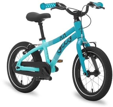 Ollo Adventure Bike Kinderfahrrad 14 Zoll leicht Mädchen Jungen - Petrol Gecko