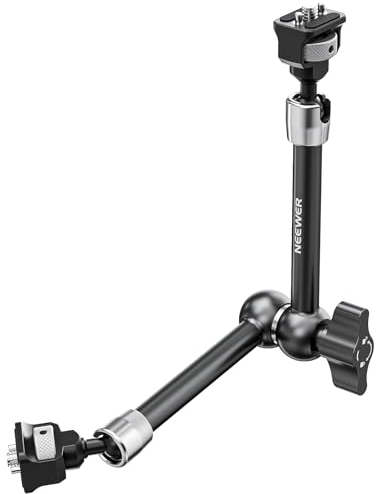 NEEWER 11 Gelenk Magic Arm mit 360°Kugelköpfen & Fixierstiften für ARRI, Kamera Monitor Halterung mit 1/4 Schrauben für DSLR Action Camera Monitor Video Licht Kompatibel mit SmallRig Cage Rig, ST16