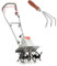 IKRA Elektro Bodenhacke Kultivator FEM 1500 Flexible Arbeitsbreite 17-45cm Arbeitstiefe bis 23cm Starke 1500W, inkl. Handgrubber