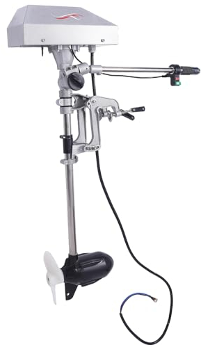 1500W Elektrische Außenborder Aussenborder Bootsmotor Außenborder,Elektrischer Außenbordmotor,12-24V Bürstenloser Motor，Geeignet für alle Boote mit einer Länge von 6,6-14,8 Fuß