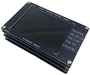 SilteD Termocamera Commerciale Termocamera con sensore a infrarossi 24 X 32 Pixel da -40 ℃ a 300 ℃ Display LCD da 2,8 Pollici Risoluzione 240X320 per l'ispezione degli edifici