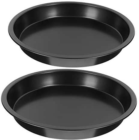 WATIIFUFU 2piezas Molde Para Pizza y Profundo Bandeja Antiadherente Para Hornear Pizza Casa Utensilio De Cocina Para Cenas Familiares