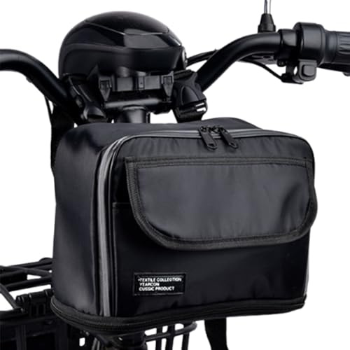 Yilceemy Fahrradtasche Lenker, Lenkertasche Fahrrad, Wasserdicht Lenkertaschen, Tasche Wasserdicht Lenkeradapter Abnehmbarer Schultergurt