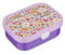 Mepal - Lunchbox Campus - Bento Lunchbox für Kinder - Brotdose mit Bento-Fach & Gabel - Meal Prep Box mit Clip-Verschluss - BPA-frei & Spülmaschinenfest - 750 ml - Food Fest