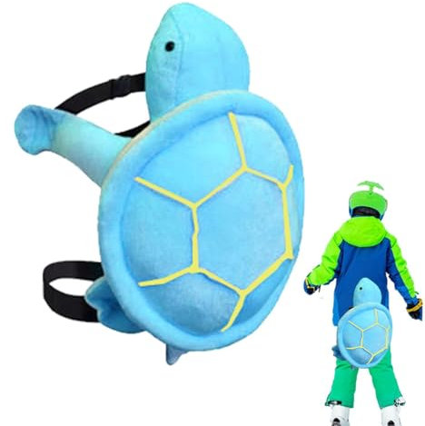 Turtle Ski Schutzausrüstung - Ski Protector Turtle, Cute Snowboard Pads | Leichter Knie-, Ellbogen- und Schulterschutz, Schutzpolster zum Skifahren und Snowboarden, verstellbar und bequem
