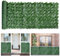 Clôture de lierre artificielle 1m x 3M,clôture décorative jardin lierre écran haie rouleau,Terrasse barrière d'écran de confidentialité de balcon de feuille pour la terrasse (Vert foncé)