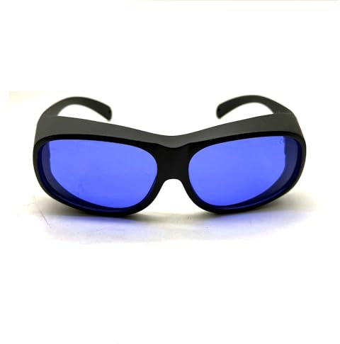 NYBGBAR OD4+ Occhiali protettivi di sicurezza laser 585nm-595nm di protezione del laser della luce gialla