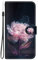 BLOTECH Pochette Flip Etui a Rabat en Cuir pour Nokia 5.3 Clapet Case Pochette Portefeuille PU Cuir Souple Anti Choc Coque 360 Protection Wallet Flip Case Magnétique pour Nokia 5.3,Fleurs Violettes