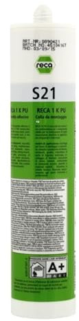 COLLE D'ASSEMBLAGE PU RECA S 21 310 ML - colle polyuréthane à durcissement extrêmement rapide