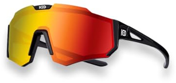 KED Ghost Kids Fahrradbrille – Ultraleicht, Stoßfeste Polycarbonat-Gläser, UV-Schutz, Für Kinder im Alter von 2-6 Jahren
