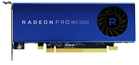 Fujitsu AMD Radeon Pro WX 3100 Grafikkarte Radeon Pro WX 3100 4GB PCIe 3.0x16 2X Mini DisplayPort, DisplayPort für Celsius J550, J580, M7010, M770, R970, W570, W580