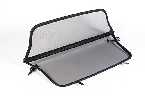 Windschott für Saab 900 1986-1993 - Klappbar - mit Schnellverschluss – Schwarz | Windabweiser | Windblocker | Wind Deflector - Tief-Tech