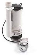 Fluidmaster Pro Button Dual Flush Valve – Long Cable, White, One Size