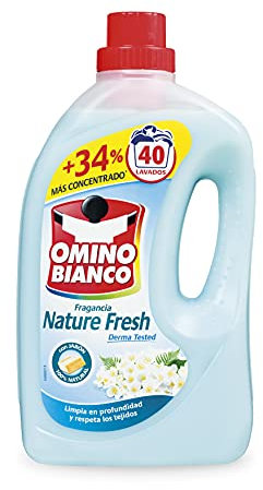 Omino Bianco Nature Fresh Waschmittel, 100 % natürlich, 40 Waschgänge