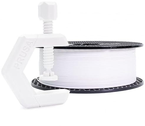 Prusament Prusa PETG-Signal-Filament, weiß, 1,75 mm, 1 kg Spule, Durchmessertoleranz +/- 0,02 mm