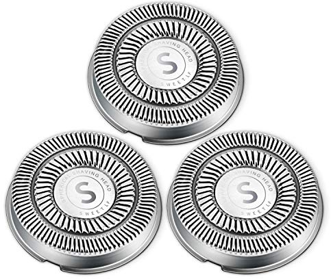 SweetLF 3-teilige Ersatz-Rasierklinge für Modell SWS7105 und SWS7105BK