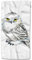 HGOD DESIGNS Weiße Schneeeule Baumwolle weiche Badetücher 38,1 x 76,2 cm