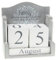 Joe Davies Tree Of Life Grey 'Family' Perpetual Calendar With Shabby Chic Decoration & Quote