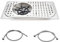 Pitcher Rinser,Glass Rinser, Stainless Steel Automatic Cup Washer,for Cup Washer Spray Rinser for Home Kitchen Hotel Cafe Restaurant -Equipped with 2 Hoses