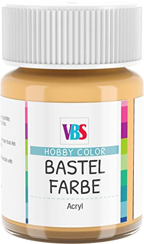 VBS Bastelfarbe 15ml Acrylfarbe Hobby Color Apricot