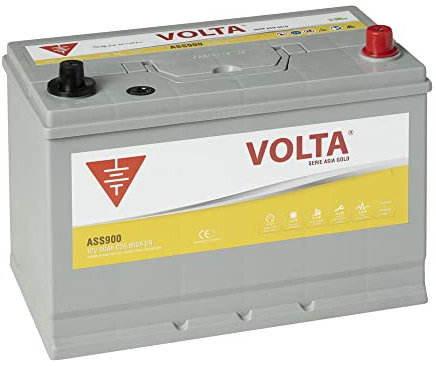 Bateria de Coche Gold Marca Asiática 90Ah 800A Start-Stop Básico EFB - Borne +Dcha - Medidas Largo 306 x Ancho 175 x Alto 225 mm con 2 años de Garantía - Fabricación Europea.