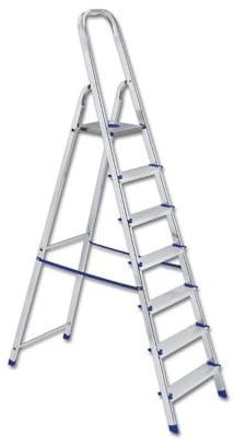 FRAMAR Scala Europiuma 6 Gradini in Alluminio - Portata 150 Kg