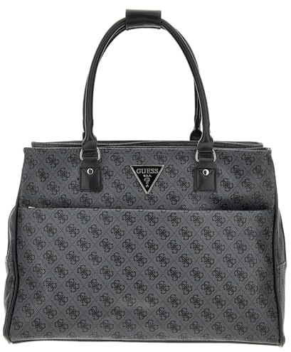GUESS Women JESCO Shopper Tote Bag, Coal