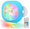LyLmLe Luces Recargables para Piscina, Luz LED Piscina Sumergible RGBW IP68 Impermeables con Remoto, 14cm Focos LED Magnéticas con Cambio de Color para Piscinas Desmontable Enterrada Spa Jacuzzi