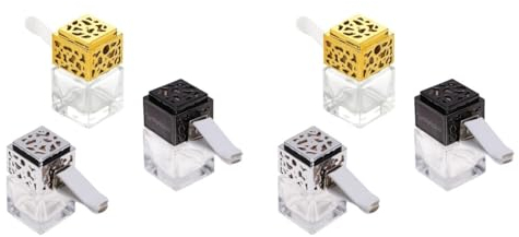 6 Stücke Parfüm Flasche Auto Zubehör Innen Auto Auto Entlüftung Auto Aroma Flaschen Parfüm Diffusor Fläschchen Auto Innen Duft Auto