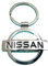 prodigital Porte-clés avec logo Marques Auto en acier chromé - Porte-clés résistant et inaltérable, N_Nissan, Taille Unique