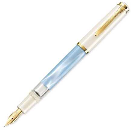 Pelikan 822992 Classic M200 Pastel-Blue Füllfederhalter, Feder EF