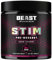 Beast STIM Pre Workout Powder - 30 Servings - Gym Beta Alanine Preworkout - Sour Cherry