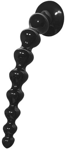 Buttplug extrem lange mit 8 Analhaken,Analplug für Frauen Männer,Plugs Sexspielzeug für Paare extrem sex,Analspielzeuge Anal Kette Sex Spielzeug für die Frau Männer extrem (Schwarz - Small)