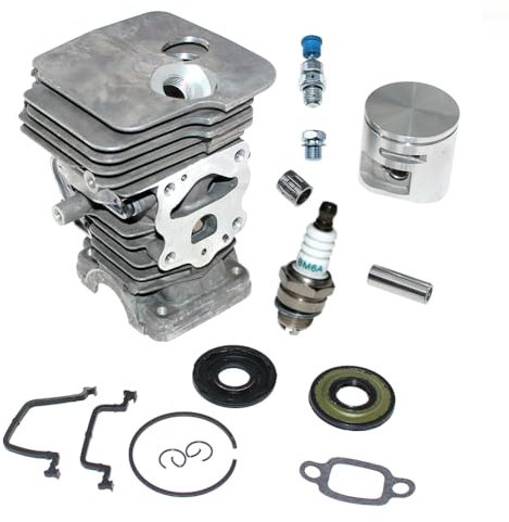 Garden Parts Cylinder Piston Kit 44mm Fit For Husqvarna 445 445 II 445E 445E TRIOBRAKE 445E II 450 450 II 450E 450E II For Jonsered CS2245 CS2250