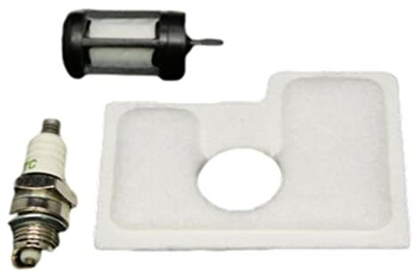 Wivplex Filtro dell'aria, for STIHL, MS170 MS180 2-Mix dal filtro benzina BJ, for Bosch, candela 1x filtro dell'aria 1x filtro del carburante candela candela per tosaerba a 4 tempi