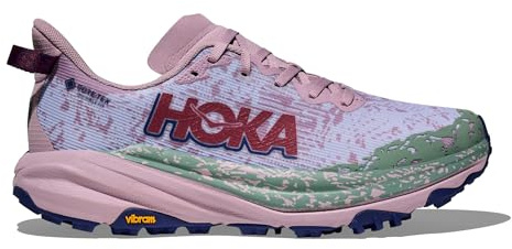 HOKA ONE ONE W Speedgoat 6 GTX Damen Trailrunningschuh Fragrant Lilac/ambient Blue - 9,5/42