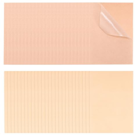 50stk Tattoo-Abdeckpflaster Set, 12,5x8cm 2 Farben Atmungsaktive Ultradünne Tattoo Cover Aufkleber aus Vliesstoff zum Abdecken von Narben und Muttermalen(Helle Haut und Mittlerer Hautton)
