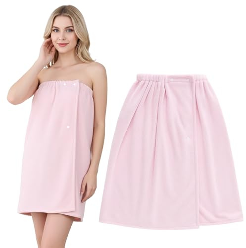 DvBCNMe Saunakilt Damen, Saunatuch Damen, Saunahandtuch 80 X 140 cm, Pink, Schnelltrocknend, Ideal Für Sauna, Fitnessstudio Und Strand