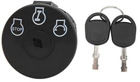 RASTKY Tosaerba con Accensione di Avviamento – 3 Posizioni con 2 Chiavi – Modelli Sostitutivi di Trattorini da Giardino RZT, Z-Force e JD